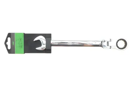 Ключ рожково-накидный с трещоткой 19 мм 72 зуб. L-260 мм JBM 10563