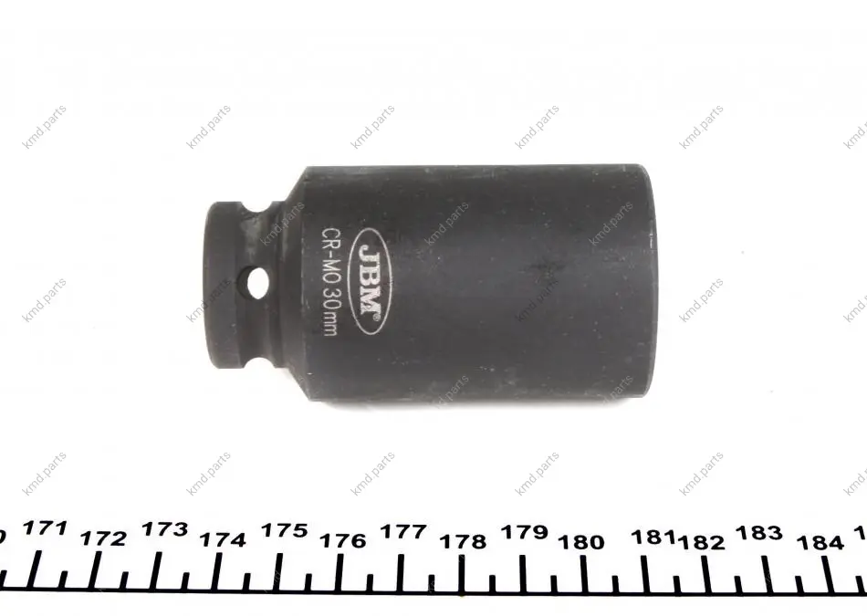 Головка торцева ударна 1/2" 30 мм 12-гранний Long 78 мм JBM 11614 (фото 1)