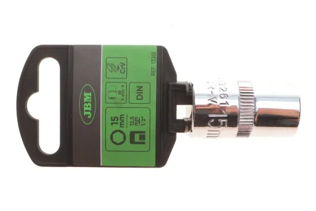Головка торцева 1/2" 15 мм (хромована) JBM 13261