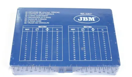 Набір кілець гумових 386 од. JBM 50651