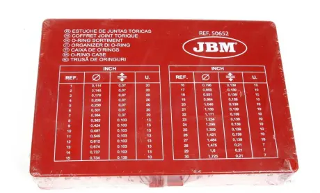 Набір кілець гумових 386 од. JBM 50652