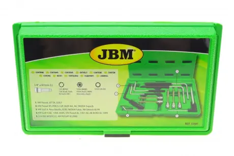 Набір інструментів для зняття подушок безпеки (12шт))) JBM 51501