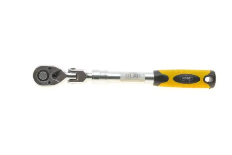 Тріскачка 1/2" телескопічна 72 зубця 350-490 мм JBM 52197