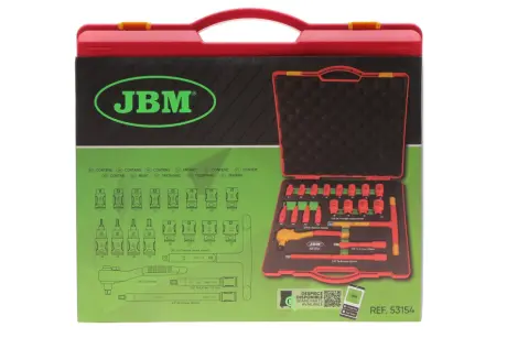 Набір інструменту діелектричного 1000В 3/8" 20 од... JBM 53154