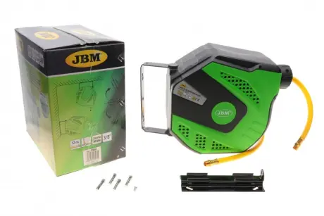 Шланг пневматичний на котушці 3/8" Ø9,5 мм L 12 м JBM 53581
