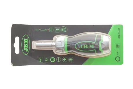 Викрутка з тріскачкою M6 та біти 6 од... JBM 54551