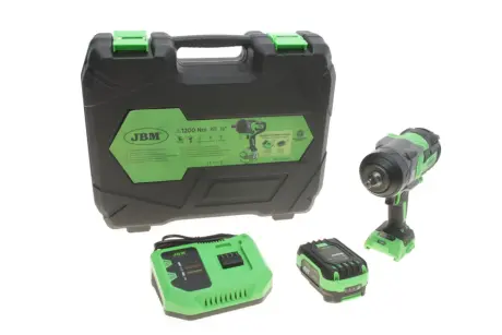 Гайковерт акумуляторний 1/2" 1300 Нм 20V 4Ah (АКБ та зарядний пристрій))) JBM 60044C