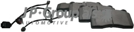 Гальмівні колодки пер. VW Touareg 02- (brembo) JP GROUP 1163606810
