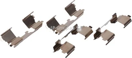 Монтажний к-кт гальмівних колодок SPRINTER/VITO/CRAFTER 30 03- JP GROUP 1163651510
