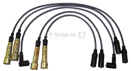 Комплект (5 шт.) проводів запалення Audi 80/Golf/Passat 1./1.8/2.0 -97 JP GROUP 1192002310
