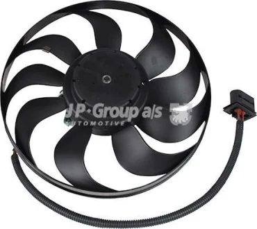 Вентилятор радіатора Octavia/Golf IV (220/60W/290mm/+AC) JP GROUP 1199101400 - фото Вентилятор радіатора Octavia/Golf IV (220/60W/290mm/+AC) JP GROUP 1199101400