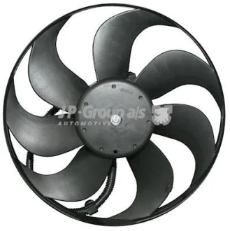 Вентилятор радіатора Golf IV/Octavia/Fabia (345mm/ 200/60W) JP GROUP 1199104000