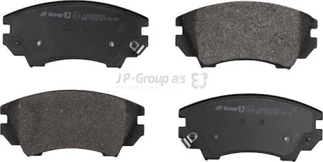 Гальмівні колодки пер. Opel Astra J 09-/Insignia 08- (Mando) JP GROUP 1263602410