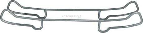 Монтажний к-кт гальмівних колодок пер. TRANSIT/BERLINGO/PARTNER 08- JP GROUP 1263650110