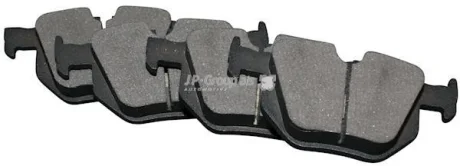 Гальмівні колодки зад. BMW 5(E60)/5 (E61)/6 (E63)/6(E64) 2.0/3.0D 01-10 JP GROUP 1463700810