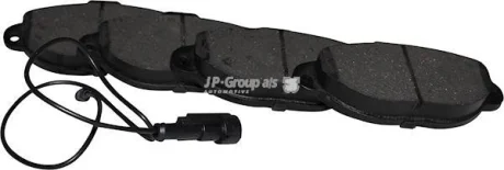 Гальмівні колодки пер. Volt/500/Panda/KA 07- JP GROUP 1563602710