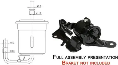 Фильтр топливный в сборе JS ASAKASHI FS8015