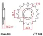 Передняя звезда 15зуб. DR350S/DRZ 400?00-/RM250 -`04 JT JT MOTO 103-461-15 (фото 1)
