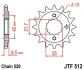 Передня зірка 15зуб. ZXR400?90-/BJ250 ?95-00 JT JT MOTO 104-463-15 (фото 1)