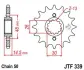 Передняя звезда 16зуб. VFR750/800 CBX750F JT JT MOTO 105-669-16 (фото 1)