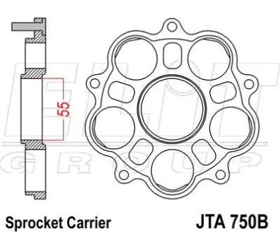 Адаптер для зірок Ducati JT JT MOTO 110-002