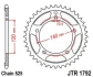 Зірка 45зуб. GSX-R600`01/750?06/Tri TT600, JTR1792-45 JT JT MOTO 113-552-45 (фото 1)