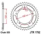 Звезда 47зуб. DL650 V-Strom ?04- JTR1792.47 (525) JT JT MOTO 113-552-47 (фото 1)