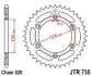 Звезда 41зуб. Ducati 600SS/750Mon JT JT MOTO 115-461-41 (фото 1)