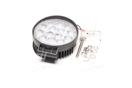 Фара LED круглая 42W, 14 ламп, 116*137,5мм, 3080Lm узкий луч. 12/24V 6000K (LITLEDA,) JUBANA 453701049