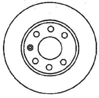 JURID - Гальмівний диск Jurid 561142JC