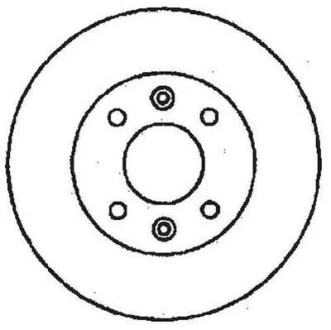JURID - Гальмівний диск Jurid 561235JC