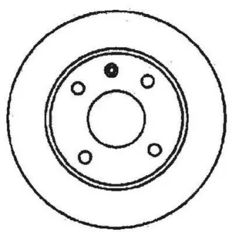 JURID - Гальмівний диск Jurid 561491JC