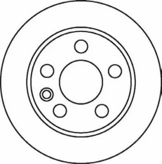 JURID - Гальмівний диск Jurid 562057JC