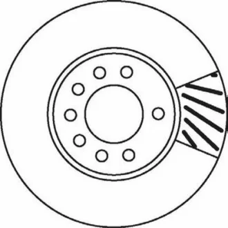 JURID - Гальмівний диск Jurid 562070JC