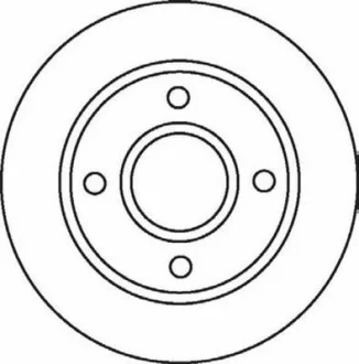 JURID - Гальмівний диск Jurid 562078JC