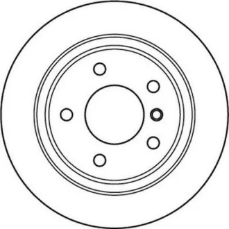 Гальмівний диск зад. BMW 3 (E46) 97-06 (294*59,2) компл. 2шт Jurid 562094JC