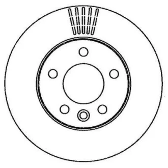 JURID - Гальмівний диск Jurid 562262JC