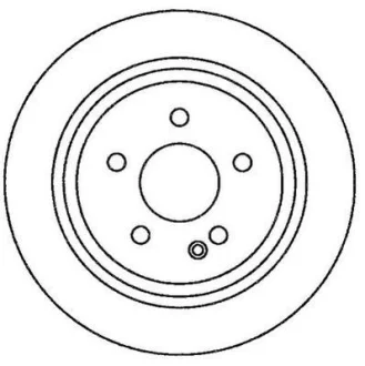 JURID - Гальмівний диск Jurid 562263JC
