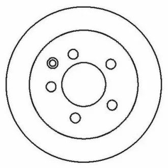 JURID - Гальмівний диск Jurid 562280JC