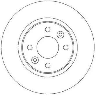 JURID - Гальмівний диск Jurid 562293JC
