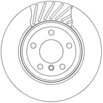 Гальмівний диск зад. BMW X3 (E83) 03- 11 (320*79,5) компл. 2шт Jurid 562327JC