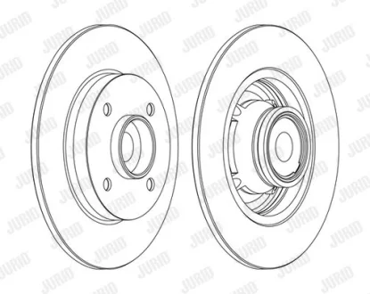 JURID - Гальмівний диск Jurid 562374J-1