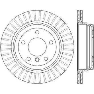 Гальмівний диск зад. BMW 1 (E87)/3 (E90)/X1 (E84) 05-15 (300*66) компл. 2шт Jurid 562442JC