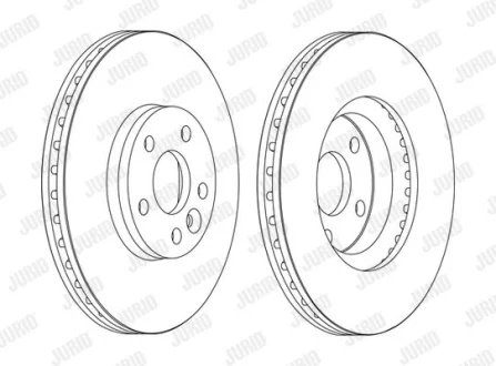 JURID - Гальмівний диск Jurid 562628JC-1