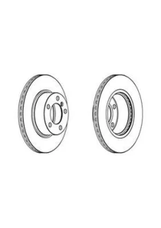 Гальмівний диск пер. BMW 1 (F20)/3 (F30/F31/F80) 11-19 (300*73,2) компл. 2шт Jurid 562976JC