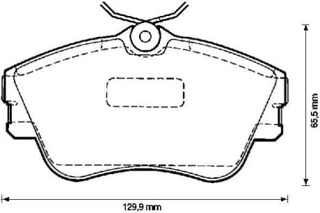 JURID - Гальмівні колодки до дисків Jurid 571847J