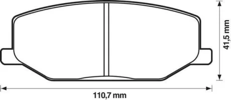 JURID - Гальмівні колодки до дисків Jurid 572226J