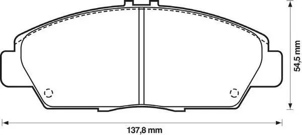 JURID - Гальмівні колодки до дисків Jurid 572350J (фото 1)