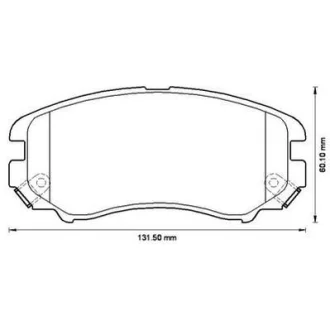 JURID - Гальмівні колодки до дисків Jurid 572514J