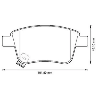 JURID - Гальмівні колодки до дисків Jurid 572516J